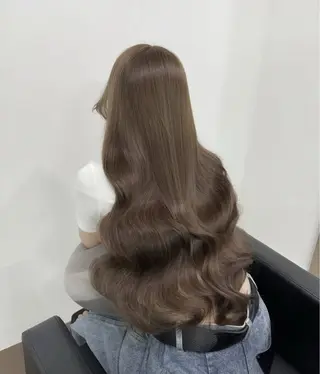 ロング 川元 春奈のヘアスタイル