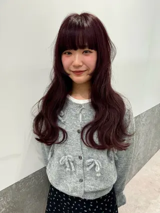 ミディアム カラー 過ごしやすい美容室 でありたいのヘアスタイル