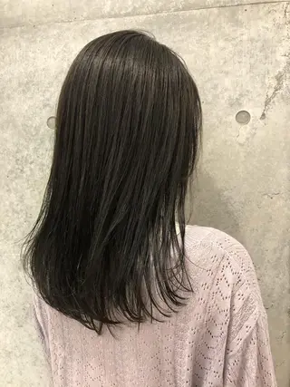セミロング カラー Miku /ブリーチ/ボブのヘアスタイル