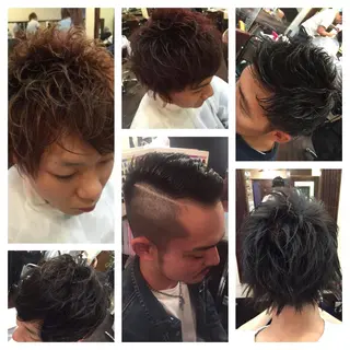 ショート カラー パーマ メンズ 店長担当🌟 矢吹ガブリエル🌟のヘアスタイル