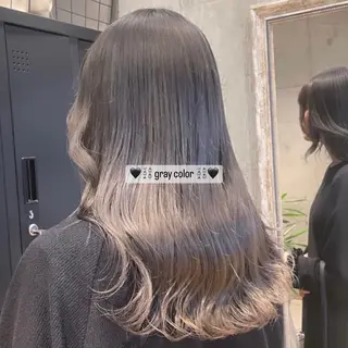 ロング カラー 𝐑𝐢𝐤𝐚 ໒꒱♡のヘアスタイル