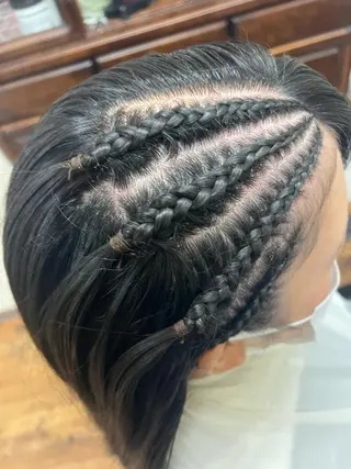 セミロング B-W ⭐️REIKOのヘアスタイル