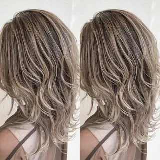 ミディアム カラー 【ボブ・ショート】 Ash茗荷谷店のヘアスタイル