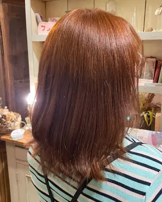 ミディアム カラー Milial所属・松下 穂乃香のヘアスタイル