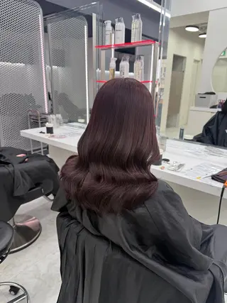 セミロング カラー ヘアアレンジ 🎀Girly艶髪カ ラー🎀Harukaのヘアスタイル