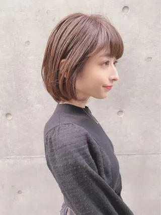 ミディアム 代表山口ひな 髪質改善のプロのヘアスタイル