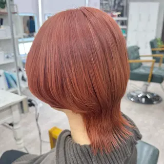 ショート カラー JUNSHIN🦋 ヘアセット／カラーのヘアスタイル