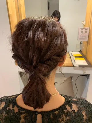 ミディアム ヘアアレンジ Sachiko ❤︎‬Pressのヘアスタイル
