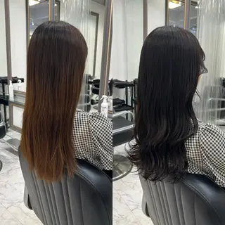 ロング カラー ⠀ 那月のヘアスタイル