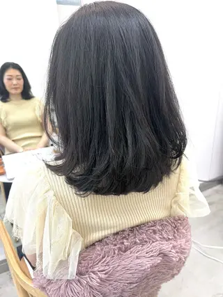 ミディアム 永田 崇のヘアスタイル