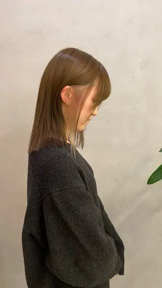 ミディアム カラー Rinon所属・沖 真琴のヘアスタイル