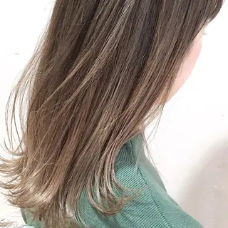 セミロング カラー ひらやま りょういちのヘアスタイル