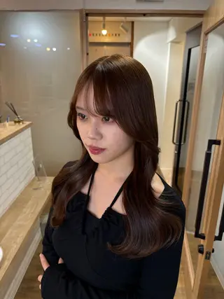 ロング Lapis所属・韓国レイヤーカット/ AIRIのヘアスタイル