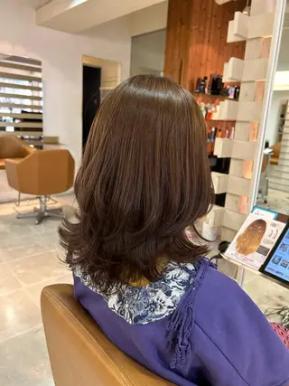 ミディアム カラー ORO塚口店所属・新店舗ORO塚口店 駅から徒歩4分🚶のヘアスタイル