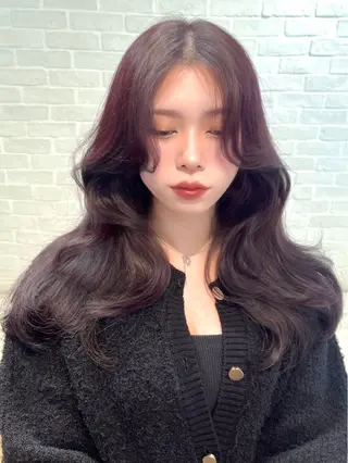 ロング レイヤーカット ✨️進藤ひかりのヘアスタイル