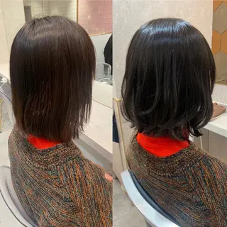 ミディアム カラー 新宿/韓国ヘア 中明度カラー/かやのヘアスタイル