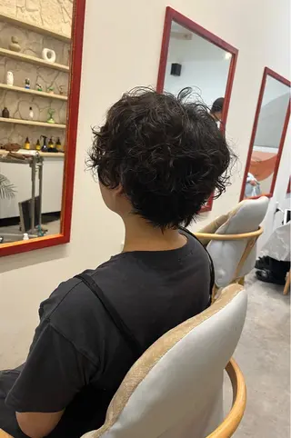 ショート パーマ 金沢市/美容師/ 岡島由希美のマツエク・マツパデザイン