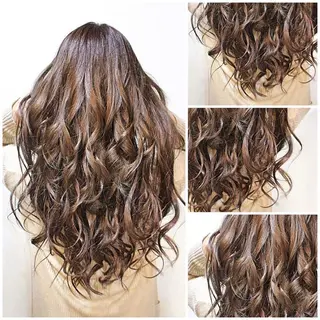 ロング カラー ヘアアレンジ Shelltie Fiel (シェルティフィエル)所属・次世代シールエクステ 錦糸町 小泉 朋之のヘアスタイル