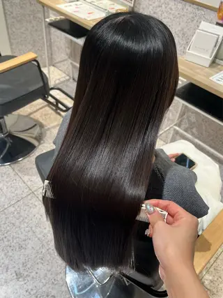 ロング 髪質改善&艶カラー/ ほんだあみ (♡)のヘアスタイル