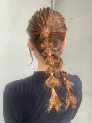 ヘアアレンジ Agu hair havana所属・岡 舞唯のヘアスタイル