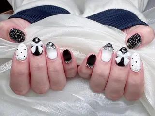 ネイル 🎀も ものネイルデザイン