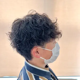 パーマ メンズ アグヘアーシータ所属・🤩メンズカット/ パーマ山本🤩のヘアスタイル