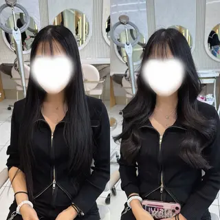 セミロング レイヤー/顔周り /透明感/TAKUのヘアスタイル