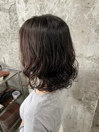 ミディアム パーマ hair deep /田口貴也のヘアスタイル