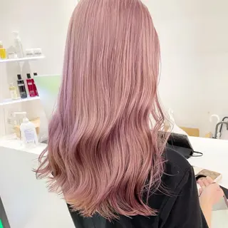 ロング 似合わせハイトーン♡ みつきのヘアスタイル