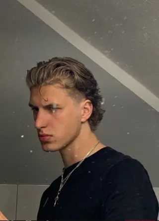 ショート カラー パーマ メンズ クラシックスタイル 💈鈴木洵誠のヘアスタイル