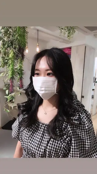 ミディアム Zina池袋サンシャイン通り所属・美髪特化韓国へア ❤︎nanami❤︎のヘアスタイル