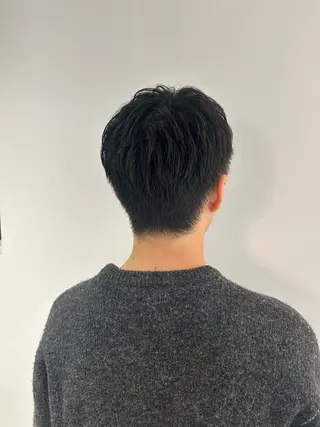 メンズ ちさと/メンズ ショート/縮毛矯正のヘアスタイル