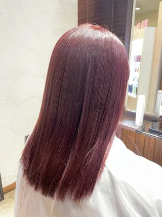 セミロング カラー ash  takasaki所属・大塚 友茉のヘアスタイル