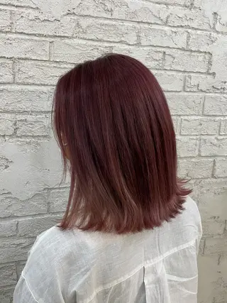 ミディアム カラー ウルフカット 🐹朝日🐹のヘアスタイル