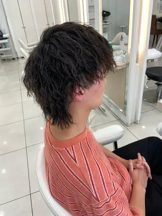 パーマ メンズ 🫧ふくだ りな 🕊のヘアスタイル