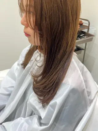 セミロング 島袋 太樹のヘアスタイル