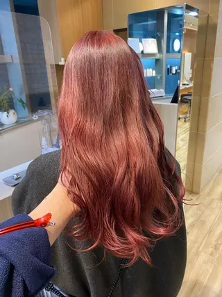 ロング レイヤーカット /透明感/千葉怜寿のヘアスタイル