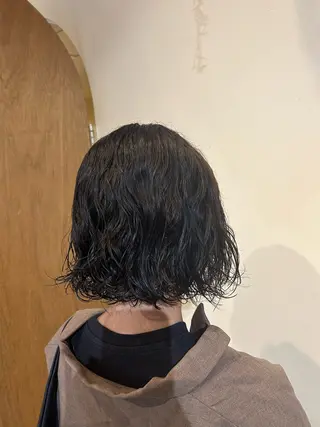 ショート パーマ あずま みゆのヘアスタイル