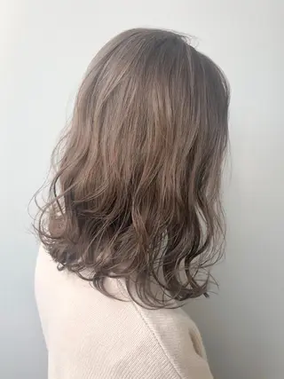 ミディアム カラー パーマ ヘアアレンジ メンズ キッズ ネイル マツエク・マツパ Rene'所属・当日予約⭕️ yuriのヘアスタイル