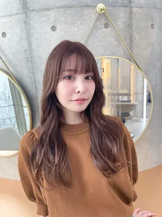 ロング カラー 韓国ヘア🇰🇷 レイヤー/芝春樹のヘアスタイル