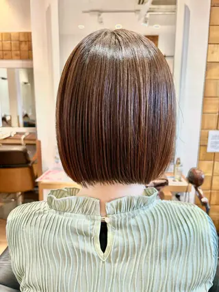 ショート パーマ 秋山知穂🌸縮毛矯正 ショートお任せ🌸のヘアスタイル