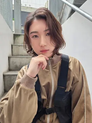 メンズ カラー メンズ ヘアメイク  ハイトーン キャロのヘアスタイル