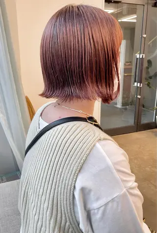 ミディアム カラー pole所属・【pole】 minaのヘアスタイル