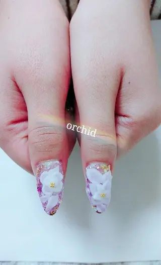 ネイル orchid ♡オーキッドのネイルデザイン