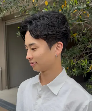 パーマ メンズ 年間2000名担当◎ パーマ職人/仲原佑樹のヘアスタイル