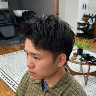 ショート メンズ メンズカット✂️ スキンフェード伊藤陸のヘアスタイル