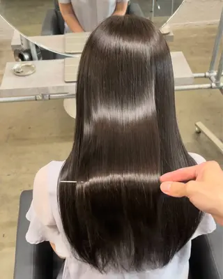 ロング 似合わせボブ/ 透明感カラー🪽のヘアスタイル