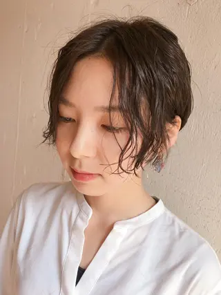 ショート パーマ Fuuu《フゥ》所属・シノザキ シンゴのヘアスタイル