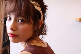 ミディアム 髪質改善✨️透明感カ ラー✧*。山下さいみのヘアスタイル