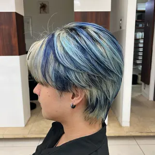 ミディアム メンズ 店舗指名No.1 吉岡　弘のヘアスタイル